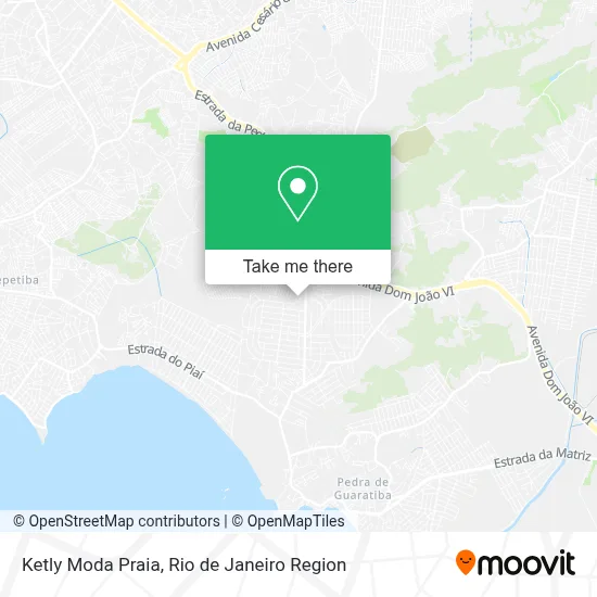Ketly Moda Praia map