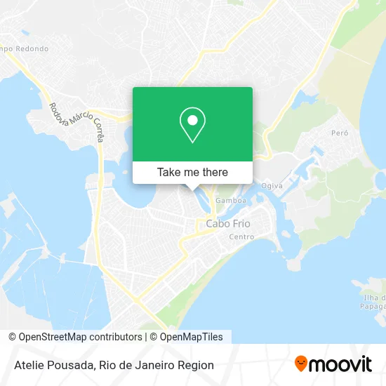 Atelie Pousada map