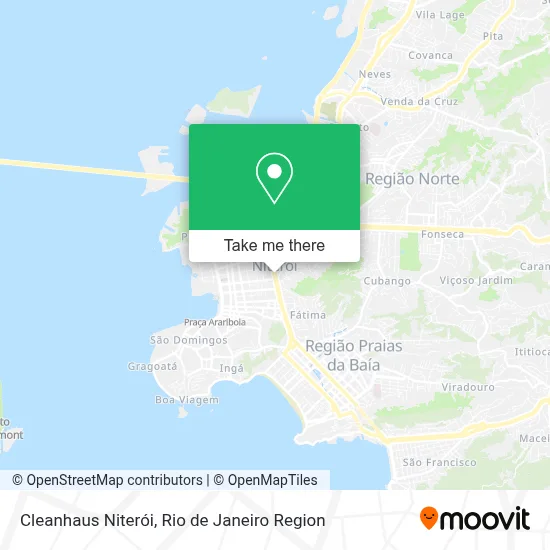 Cleanhaus Niterói map
