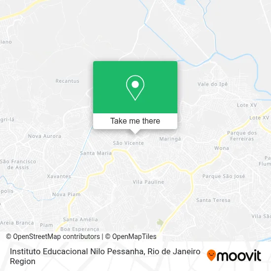 Instituto Educacional Nilo Pessanha map