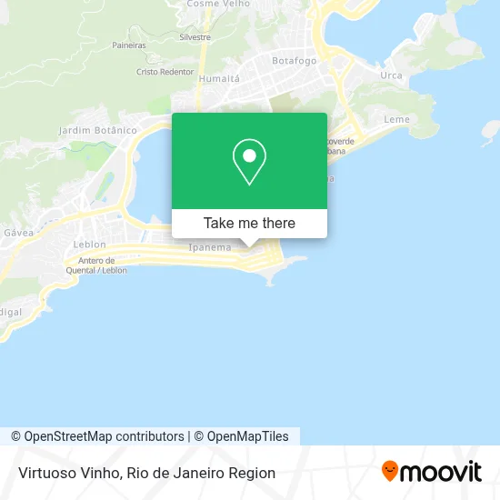 Virtuoso Vinho map