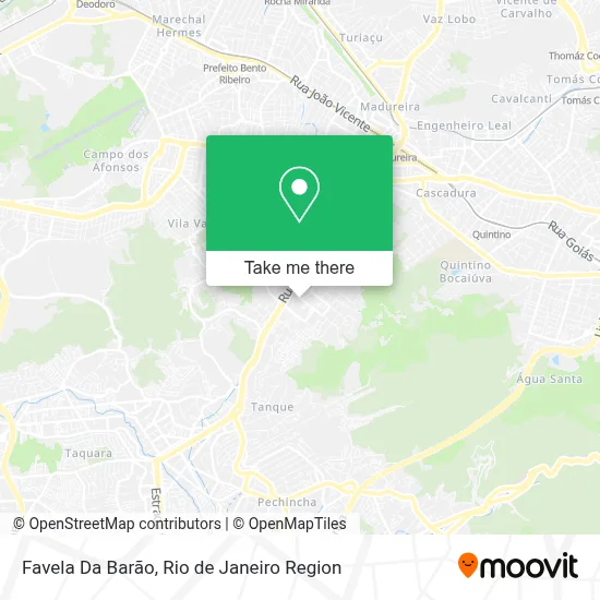Favela Da Barão map