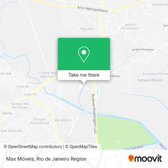 Max Móveis map