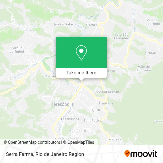 Serra Farma map