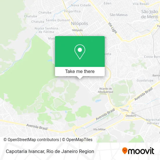 Capotaria Ivancar map