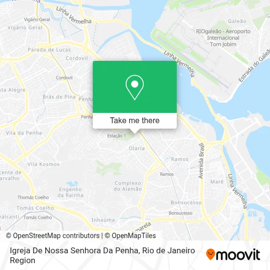 Igreja De Nossa Senhora Da Penha map