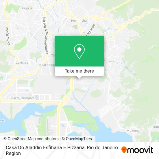 Casa Do Aladdin Esfiharia E Pizzaria map