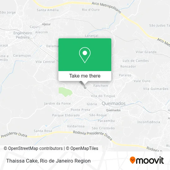 Thaissa Cake map