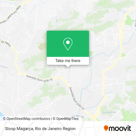 Sloop Magarça map