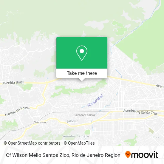 Cf Wilson Mello Santos Zico map