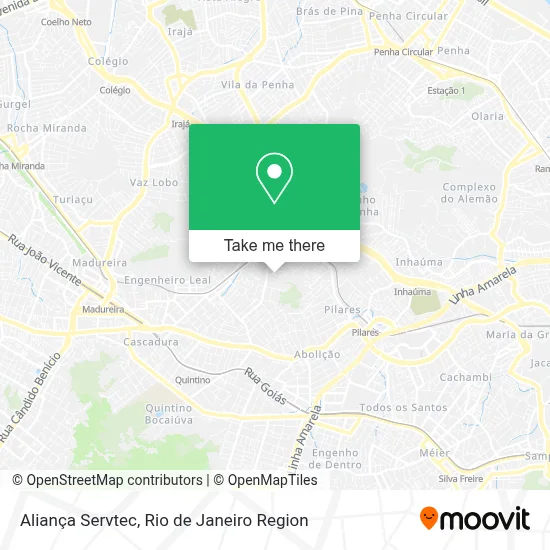 Aliança Servtec map