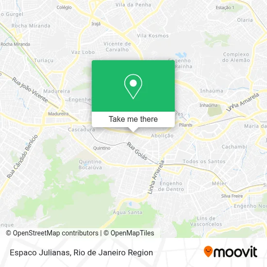 Espaco Julianas map