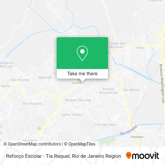 Reforço Escolar - Tia Raquel map
