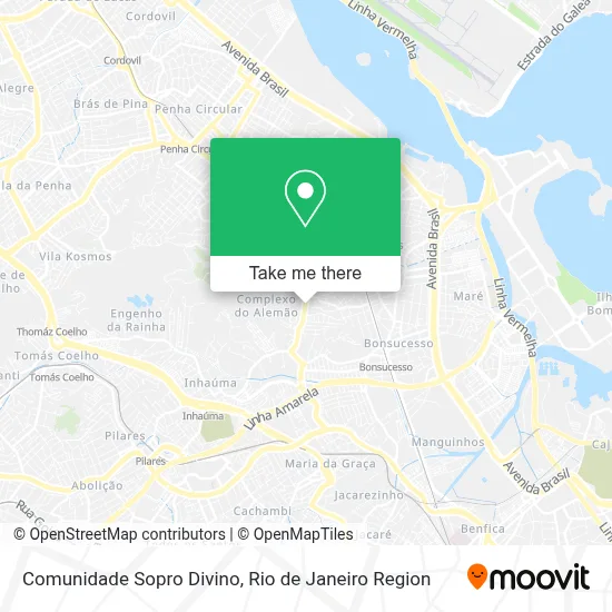 Comunidade Sopro Divino map