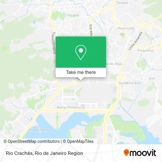 Rio Crachás map