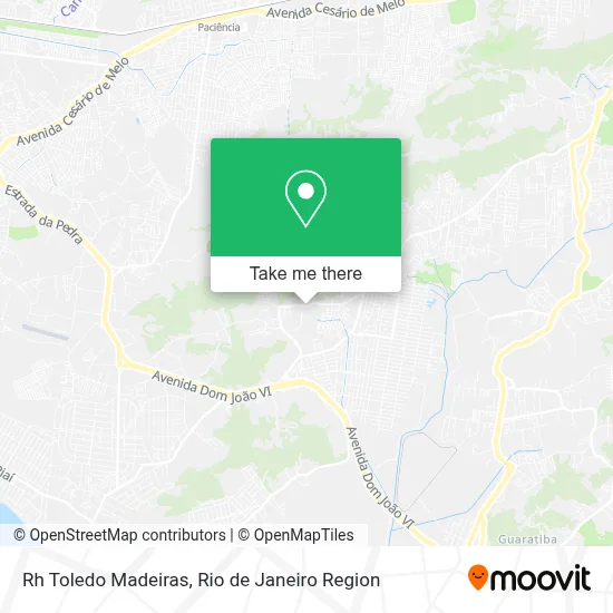 Rh Toledo Madeiras map
