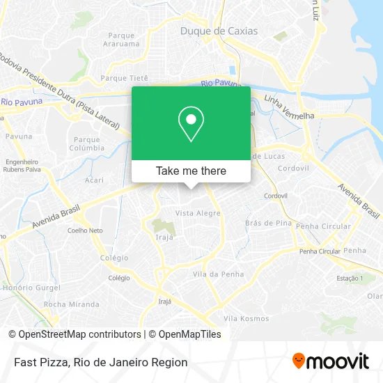 Fast Pizza map