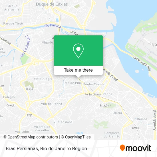 Brás Persianas map