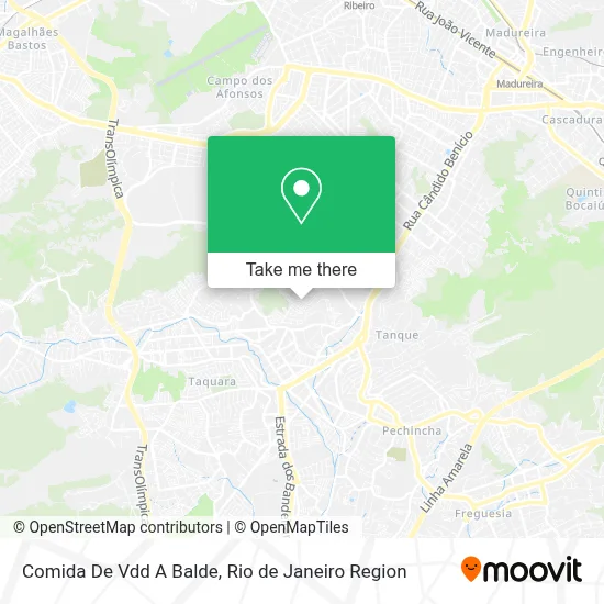 Comida De Vdd A Balde map