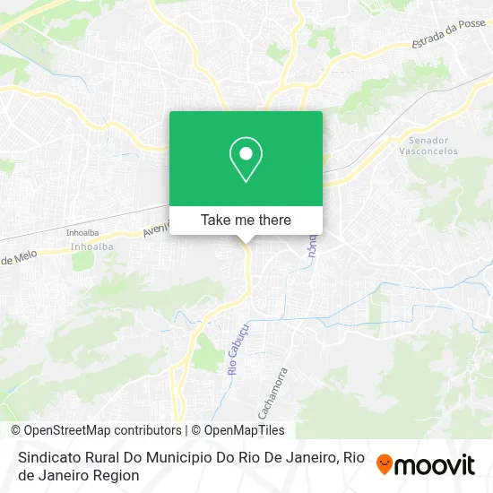 Sindicato Rural Do Municipio Do Rio De Janeiro map