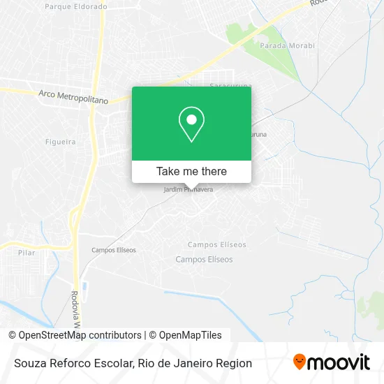 Souza Reforco Escolar map