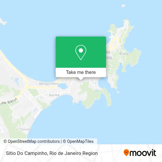 Sítio Do Campinho map