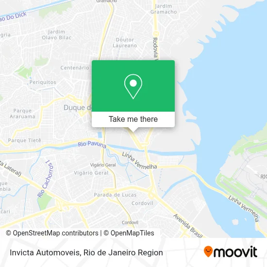 Invicta Automoveis map