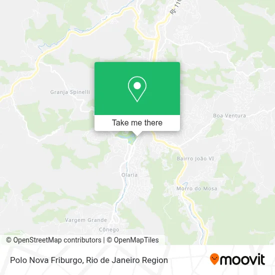 Polo Nova Friburgo map