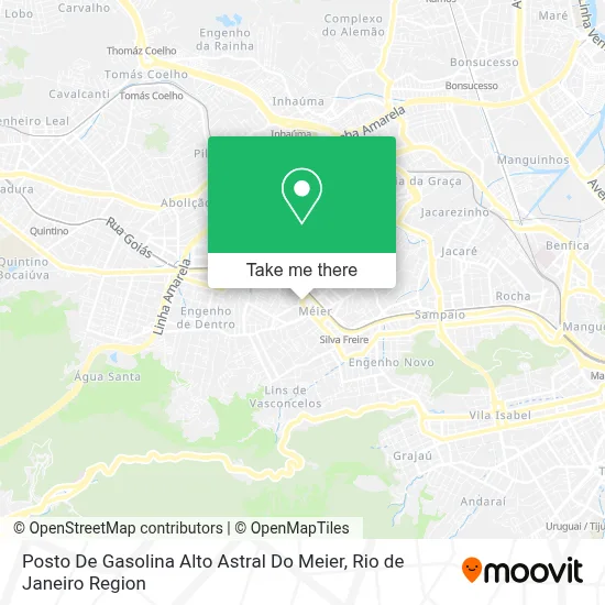 Posto De Gasolina Alto Astral Do Meier map