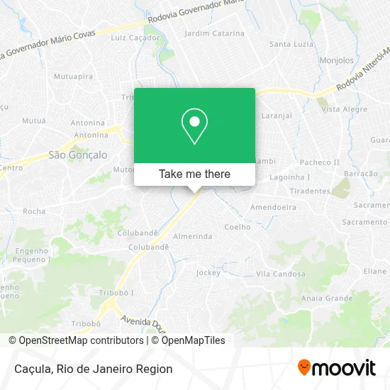 Caçula map