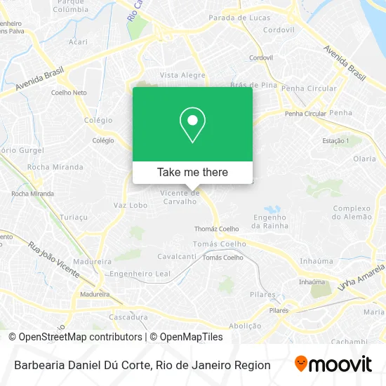 Barbearia Daniel Dú Corte map