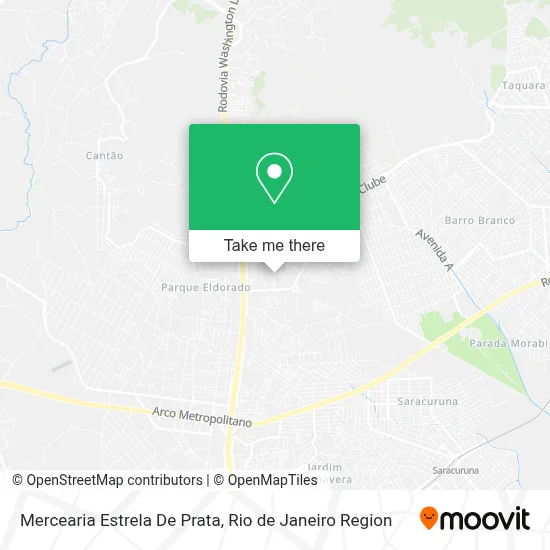 Mercearia Estrela De Prata map