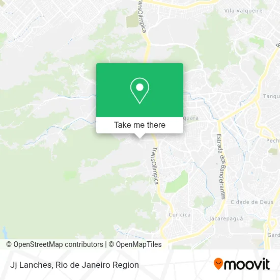 Jj Lanches map