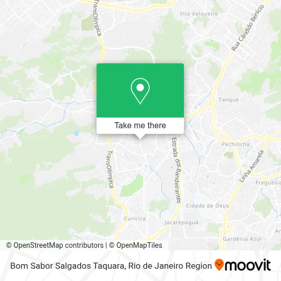 Bom Sabor Salgados Taquara map