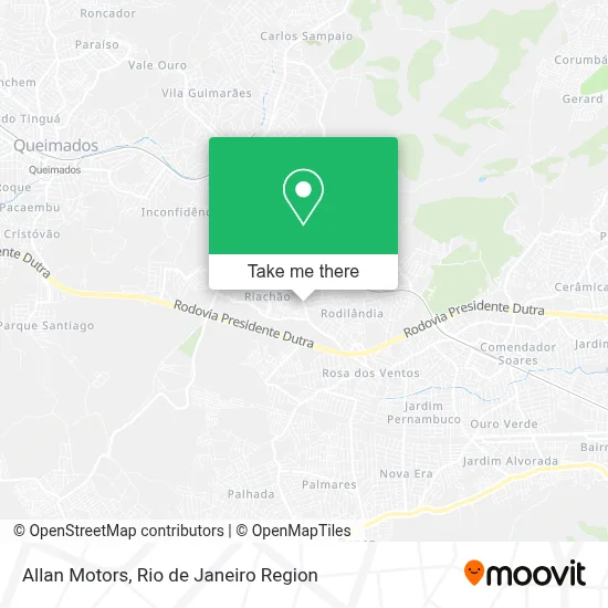 Allan Motors map