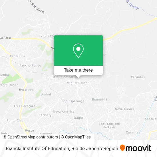 Biancki Institute Of Education map