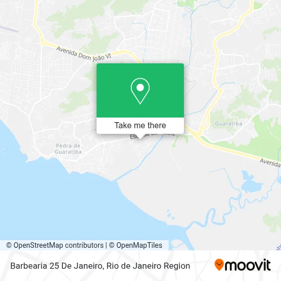 Barbearia 25 De Janeiro map