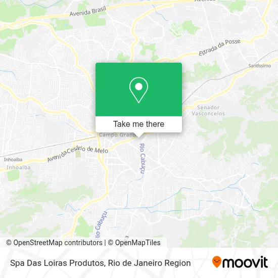 Spa Das Loiras Produtos map