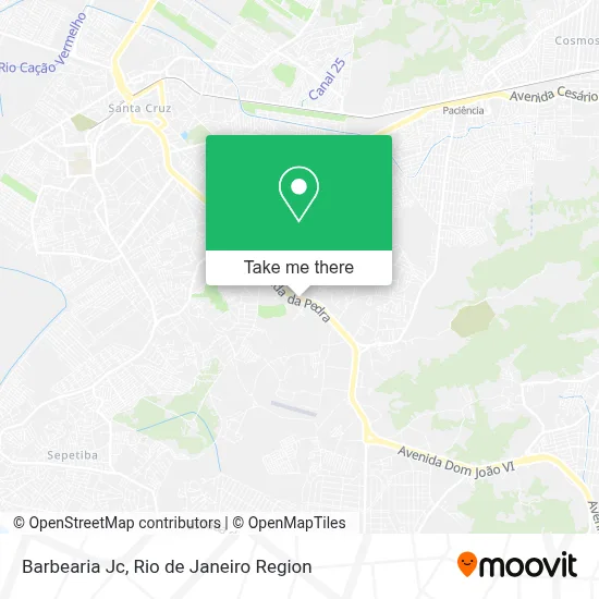 Barbearia Jc map