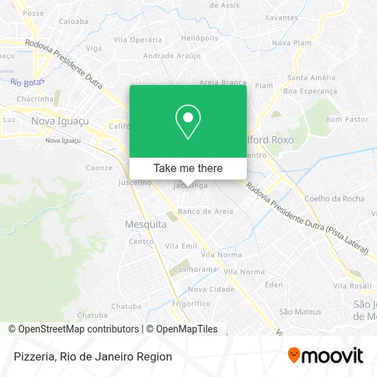 Pizzaria map