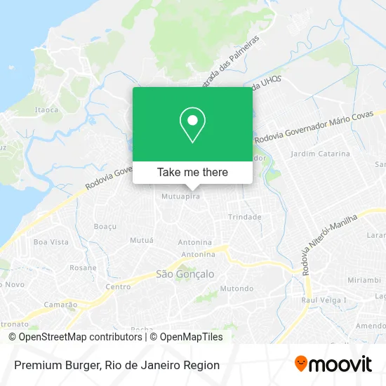 Premium Burger map