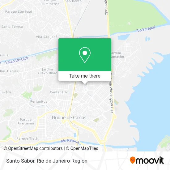 Santo Sabor map