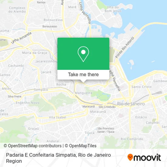 Padaria E Confeitaria Simpatia map