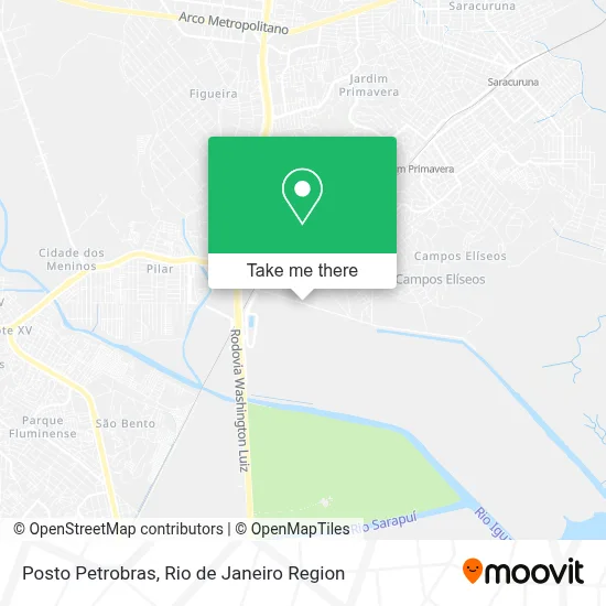 Posto Petrobras map