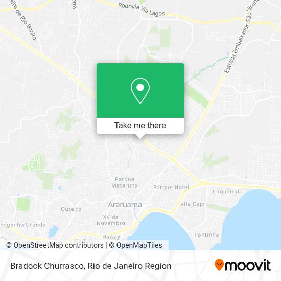 Bradock Churrasco map