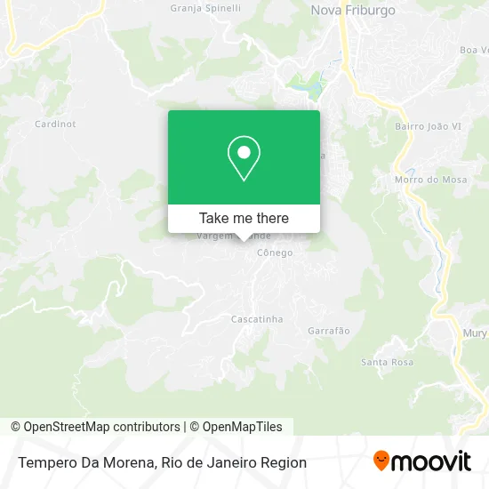 Tempero Da Morena map