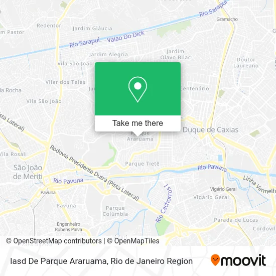 Iasd De Parque Araruama map