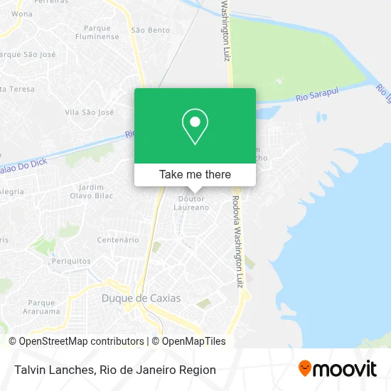Talvin Lanches map