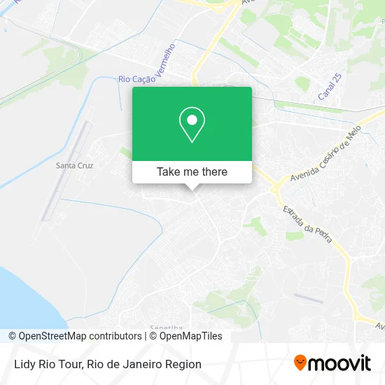 Lidy Rio Tour map