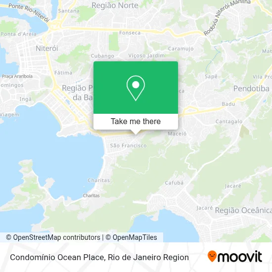 Condomínio Ocean Place map